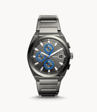 Chrono Everett acier cadrans bleus