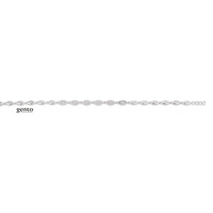 Bracelet en argent et zirconium Clémentine GB91