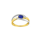 Bague en or 18ct et saphir 322-27
