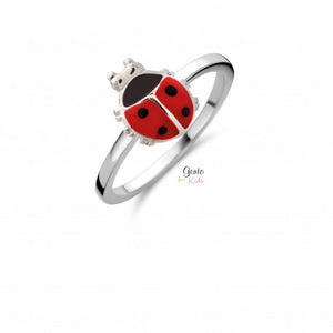 Bague coccinelle rouge GK591