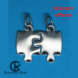 Pendentif Puzzle à partager en argent