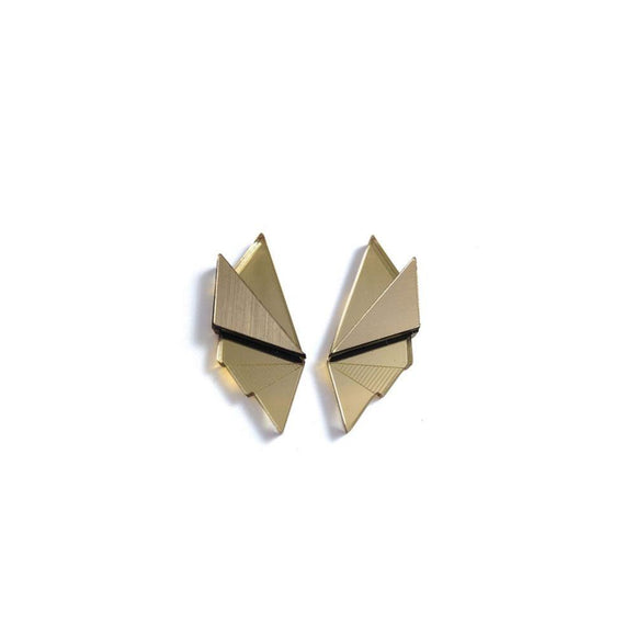 Boucles Horta Gold miroir