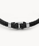 Bracelet Fossil Léo noir