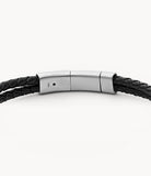 Bracelet Fossil Léo noir