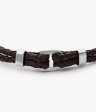 Bracelet Fossil Léo brun