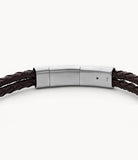 Bracelet Fossil Léo brun