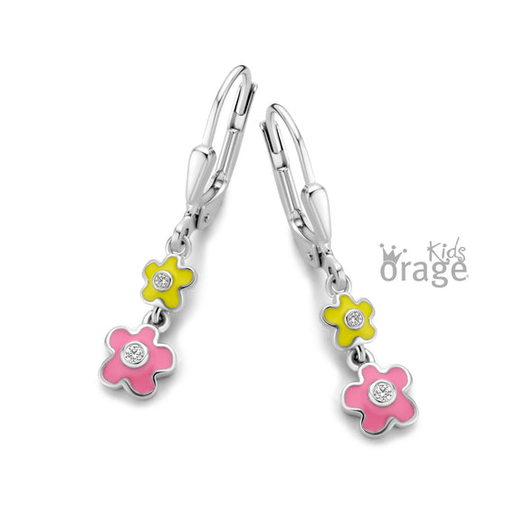 Boucles fleurs K1982