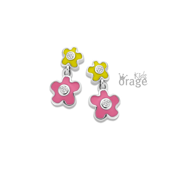 Boucles fleurs K2118
