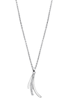 Collier Lotus style en acier LS1949-1-1