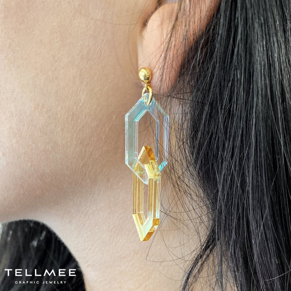 Boucles Link Duo Or