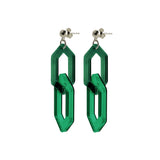 Boucles Link Duo color Vert