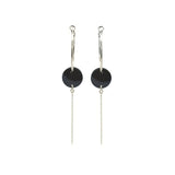 Boucles Moon Argent / Petrol