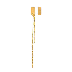 Boucles asymétriques Myso Gold