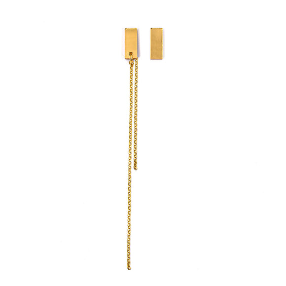 Boucles asymétriques Myso Gold