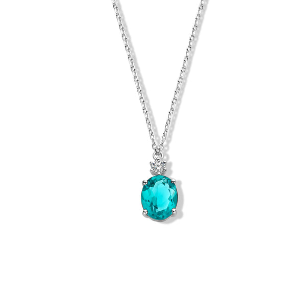 Collier en argent Rhodié N2L55
