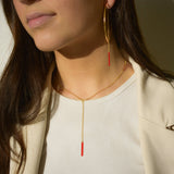 Boucles No-Way Doré/Rouge