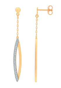 Boucles d'oreilles en or 9ct  482-65