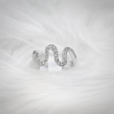 Bague or blanc 18ct et diamants 305-33