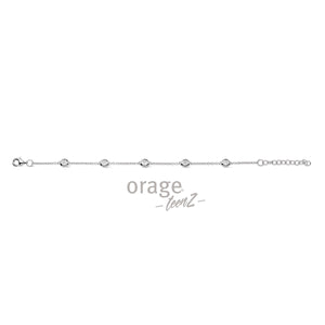 Bracelet enfant avec zirconium serti clos