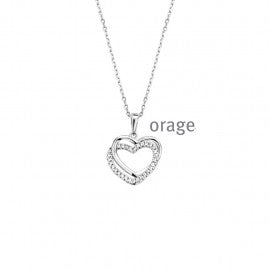 Collier coeur AT238