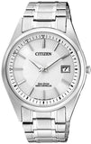 Radio pilotée Eco-Drive acier blanc