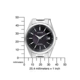 Radio pilotée Eco-Drive acier noir