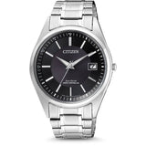 Radio pilotée Eco-Drive acier noir