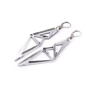 Boucles BAT Silver miroir
