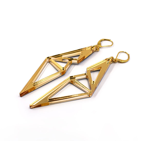 Boucles BAT KIDS Gold Miroir