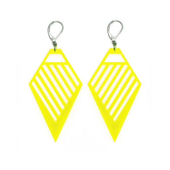 Boucles Hide jaune