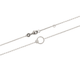Bracelet double anneau zirconium
