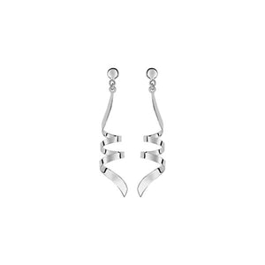Boucles d’oreilles en or blanc 9 ct 483-69