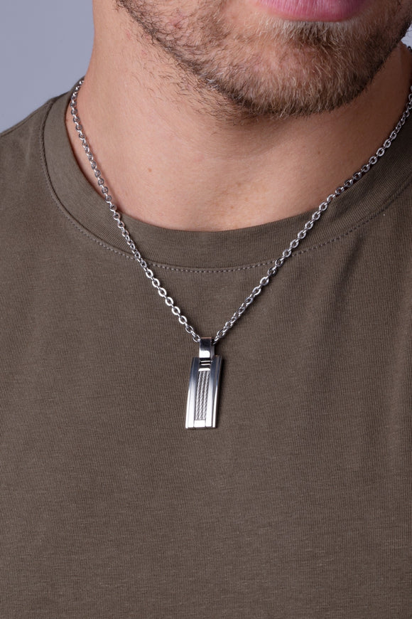Collier Enzo en acier
