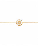 Bracelet souple soleil Nacre