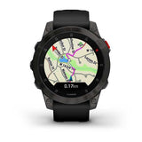 Garmin Epix2 Sapphire Titane  Silicone Noir