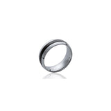Bague en acier Cédric