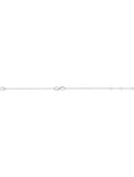 Bracelet infini zirconium Argent 4  - 645-2140
