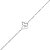 Bracelet Papillon en argent et zirconium