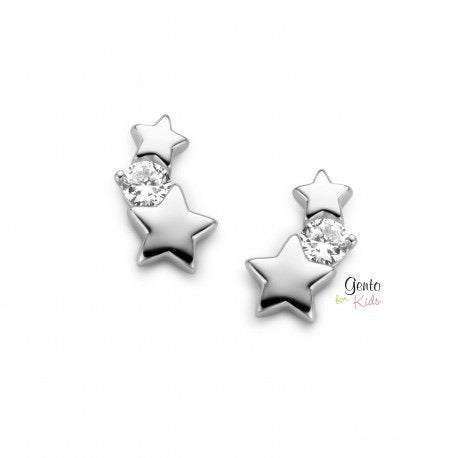 Boucles étoiles zirconium