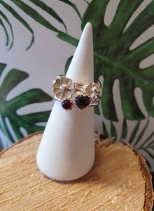 Set de 4 bagues en argent n°6 Taille 50-51