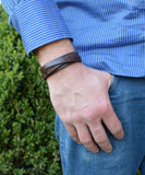 Bracelet Fossil marron Amélien