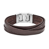 Bracelet Fossil marron Amélien