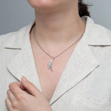 Collier Lotus style en acier LS1949-1-1